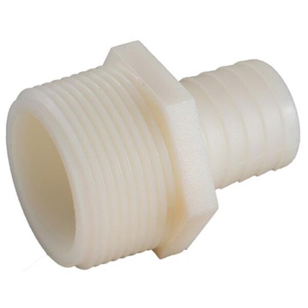 Anderson Metals Anderson Metals 53701-1008 0.62 x 0.5 in. Male Pipe Thread Nylon Hose Barb; Pack of 5 701276 - main